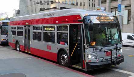 MUNI New Flyer Xcelsior XDE40 8620